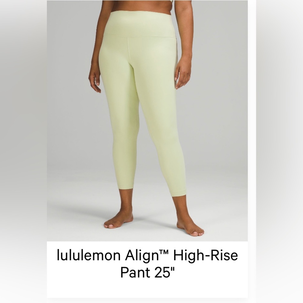 Lululemon Align High Rise Pant 25”